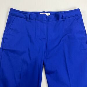 Vineyard Vines Cobalt Blue Ankle Mid Rise Cotton Stretch Chino Pant Size 6